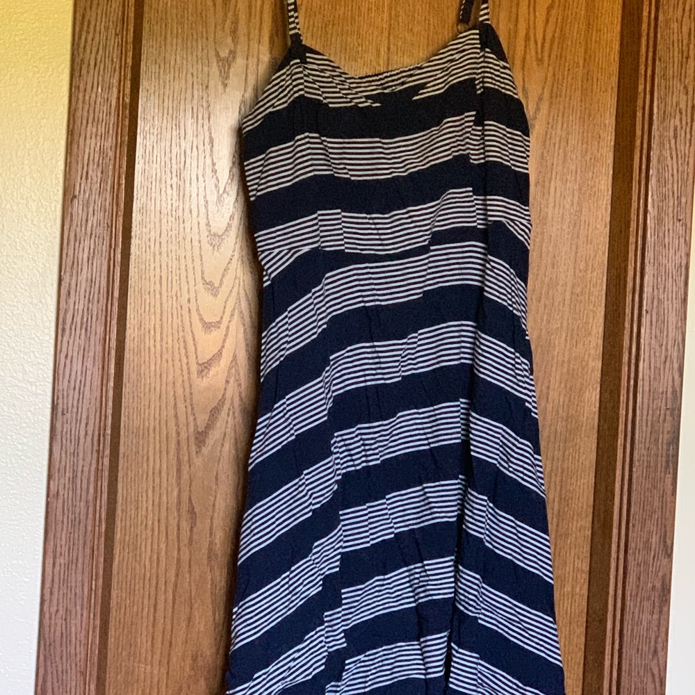 Torrid blue striped dress
